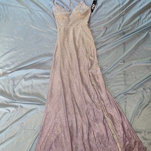 Sparkly purple dress